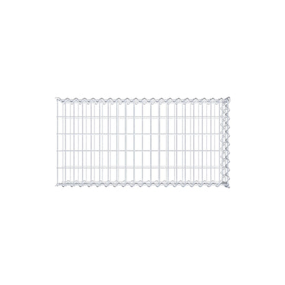 Gabbione aggiuntivo tipo 2 100 cm x 20 cm x 50 cm (L x A x P), maglia 5 cm x 10 cm, spirale