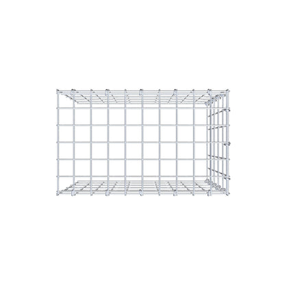 Anbaugabione Typ 4 50 cm x 50 cm x 30 cm (L x H x T), Maschenweite 5 cm x 10 cm, C-Ring