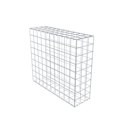 Bevestigbare schanskorf type 2 100 cm x 90 cm x 30 cm (L x H x D), maaswijdte 10 cm x 10 cm, C-ring