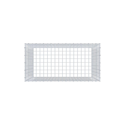 Fourche rapportée type 3 100 cm x 90 cm x 50 cm (L x H x P), mailles 5 cm x 5 cm, anneau C