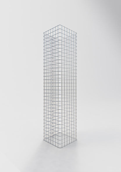 Schanskorfzuil hoekig 37 cm x 37 cm, 160 cm hoog, MW 5 cm x 5 cm