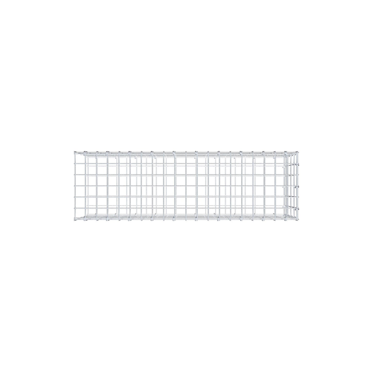 Fourche rapportée type 2 100 cm x 40 cm x 30 cm, mailles 5 cm x 10 cm, anneau en C
