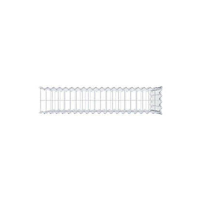 Gabião tipo 2 100 cm x 60 cm x 20 cm (C x A x P), malhagem 5 cm x 10 cm, espiral
