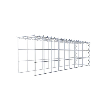 Gabião tipo 4 100 cm x 30 cm x 20 cm (C x A x P), malhagem 10 cm x 10 cm, espiral