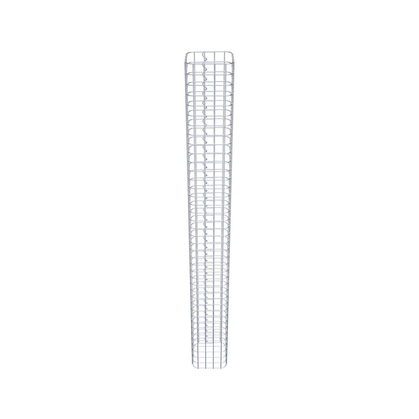 Colonna di gabbioni, quadrata 22 cm x 22 cm, alta 200 cm, MW 5 cm x 5 cm