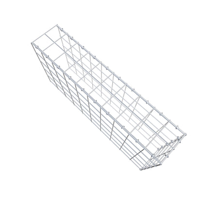 Gabbione aggiuntivo tipo 4 100 cm x 50 cm x 20 cm (L x H x P), maglia 10 cm x 10 cm, anello a C