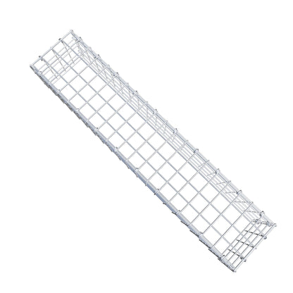 Gavión adicional tipo 3 100 cm x 20 cm x 20 cm (L x A x P), malla 5 cm x 5 cm, anillo en C