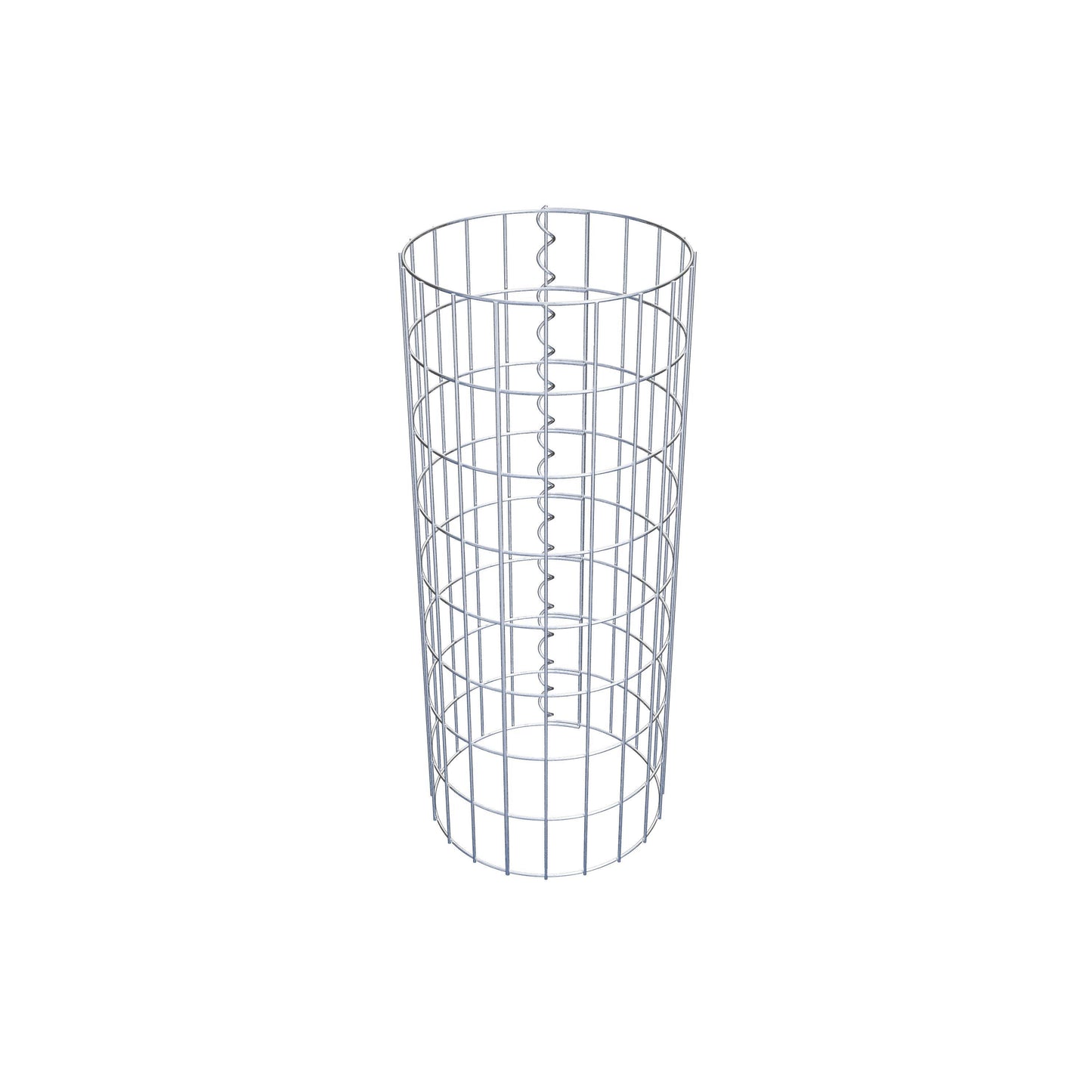 Gabionensäule rund 32 cm Durchmesser, 80 cm Höhe, Maschenweite 5 cm x 10 cm