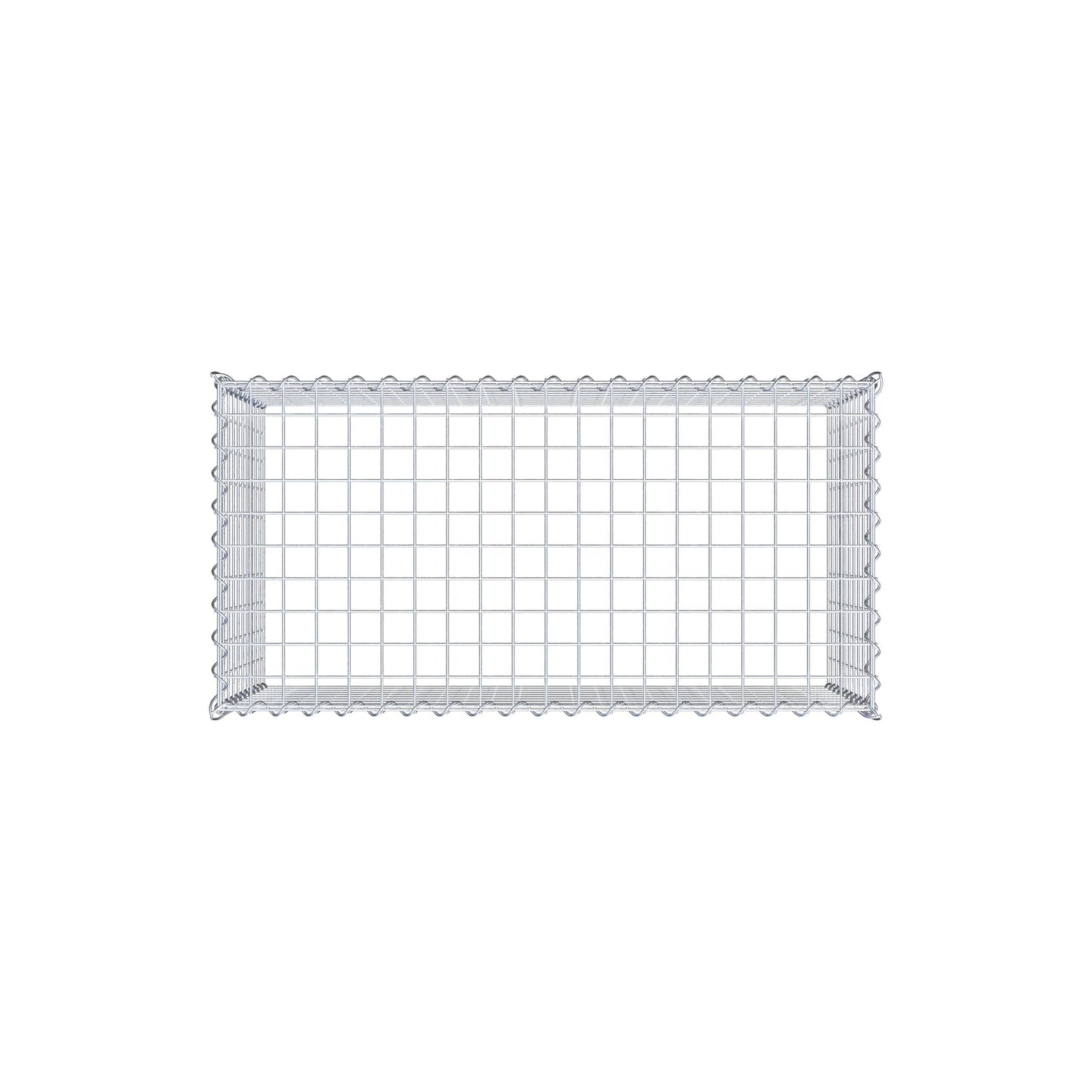 Gabião tipo 3 100 cm x 50 cm x 50 cm (C x A x P), malhagem 5 cm x 5 cm, espiral