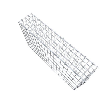 Gabião Tipo 3 100 cm x 60 cm x 20 cm (C x A x P), malhagem 5 cm x 10 cm, anel C