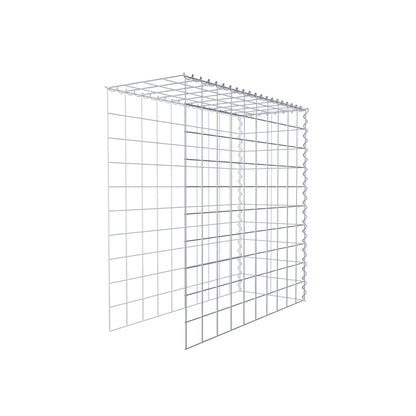 Gabbione aggiuntivo tipo 4 100 cm x 100 cm x 40 cm (L x H x P), dimensione maglia 10 cm x 10 cm, a spirale