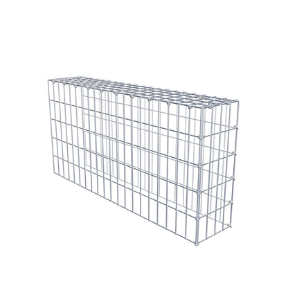Type 4 oplegkorf 100 cm x 50 cm x 20 cm (L x H x D), maaswijdte 5 cm x 10 cm, C-ring