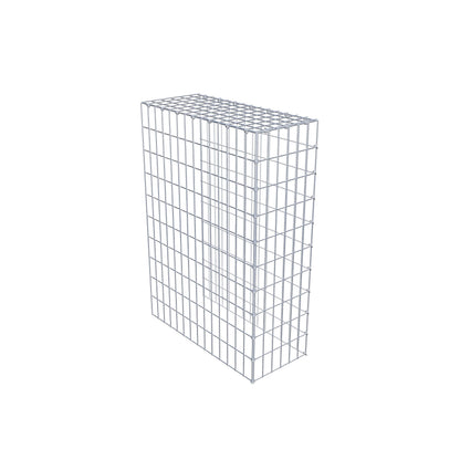 Fourche rapportée type 4 100 cm x 70 cm x 30 cm (L x H x P), mailles 5 cm x 10 cm, anneau en C