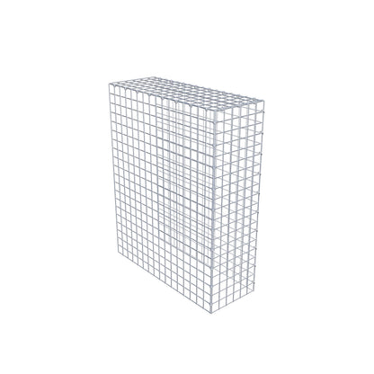 Gabião Tipo 4 100 cm x 80 cm x 30 cm (C x A x P), malhagem 5 cm x 5 cm, anel C