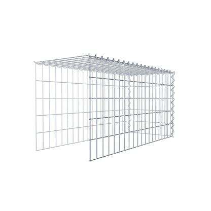 Gavión complementario tipo 4 100 cm x 50 cm x 40 cm (L x A x P), malla 5 cm x 10 cm, espiral