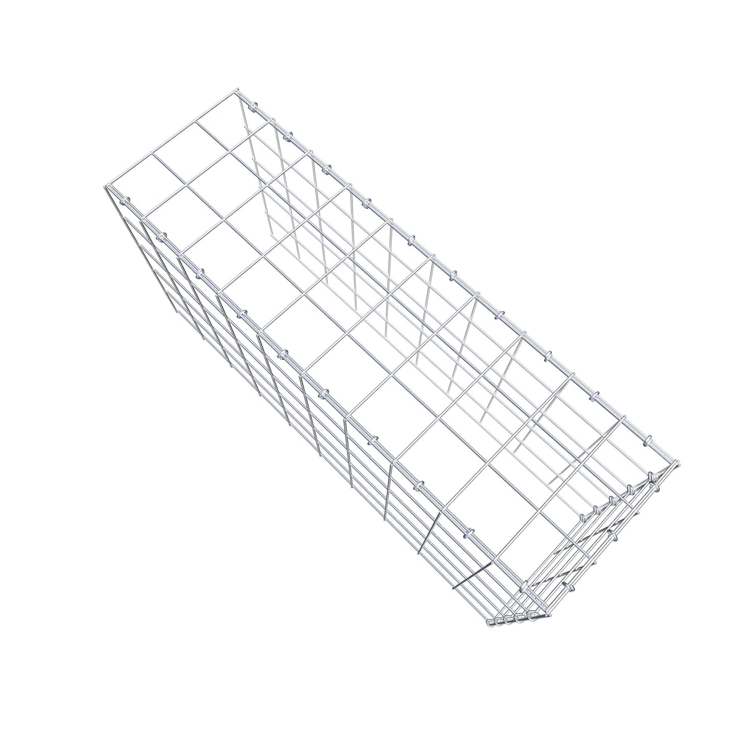 Gabião Tipo 4 100 cm x 50 cm x 30 cm (C x A x P), malhagem 10 cm x 10 cm, anel C