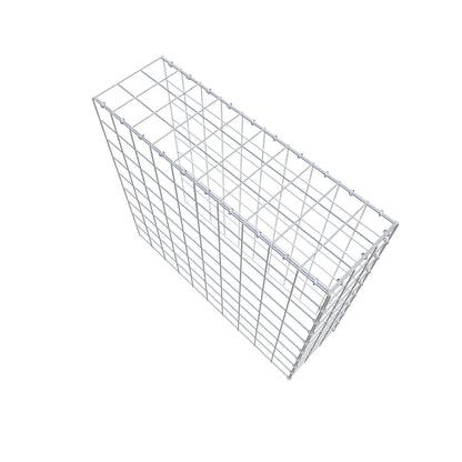 Gabbione aggiuntivo tipo 4 100 cm x 90 cm x 30 cm (L x H x P), maglia 10 cm x 10 cm, anello a C