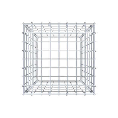 Anbaugabione Typ 3 80 cm x 40 cm x 40 cm (L x H x T), Maschenweite 5 cm x 10 cm, C-Ring