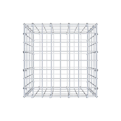 Gabion 40 cm x 40 cm x 40 cm (L x H x P), mailles 5 cm x 10 cm, anneau en C