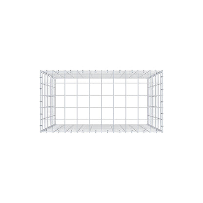 Fourche rapportée type 3 100 cm x 100 cm x 50 cm (L x H x P), mailles 10 cm x 10 cm, anneau C