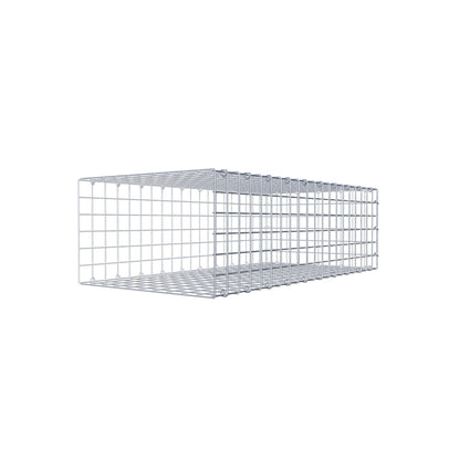Gabião Tipo 2 100 cm x 30 cm x 50 cm (C x A x P), malhagem 5 cm x 5 cm, anel C