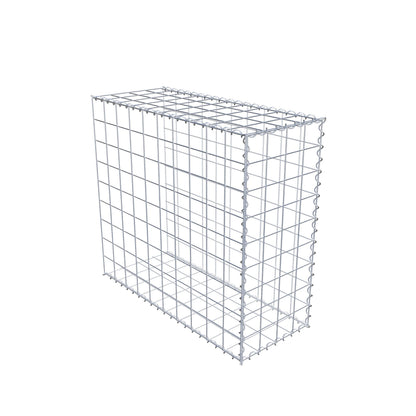 Gabbione aggiuntivo tipo 2 100 cm x 90 cm x 40 cm (L x H x P), maglia 10 cm x 10 cm, spirale