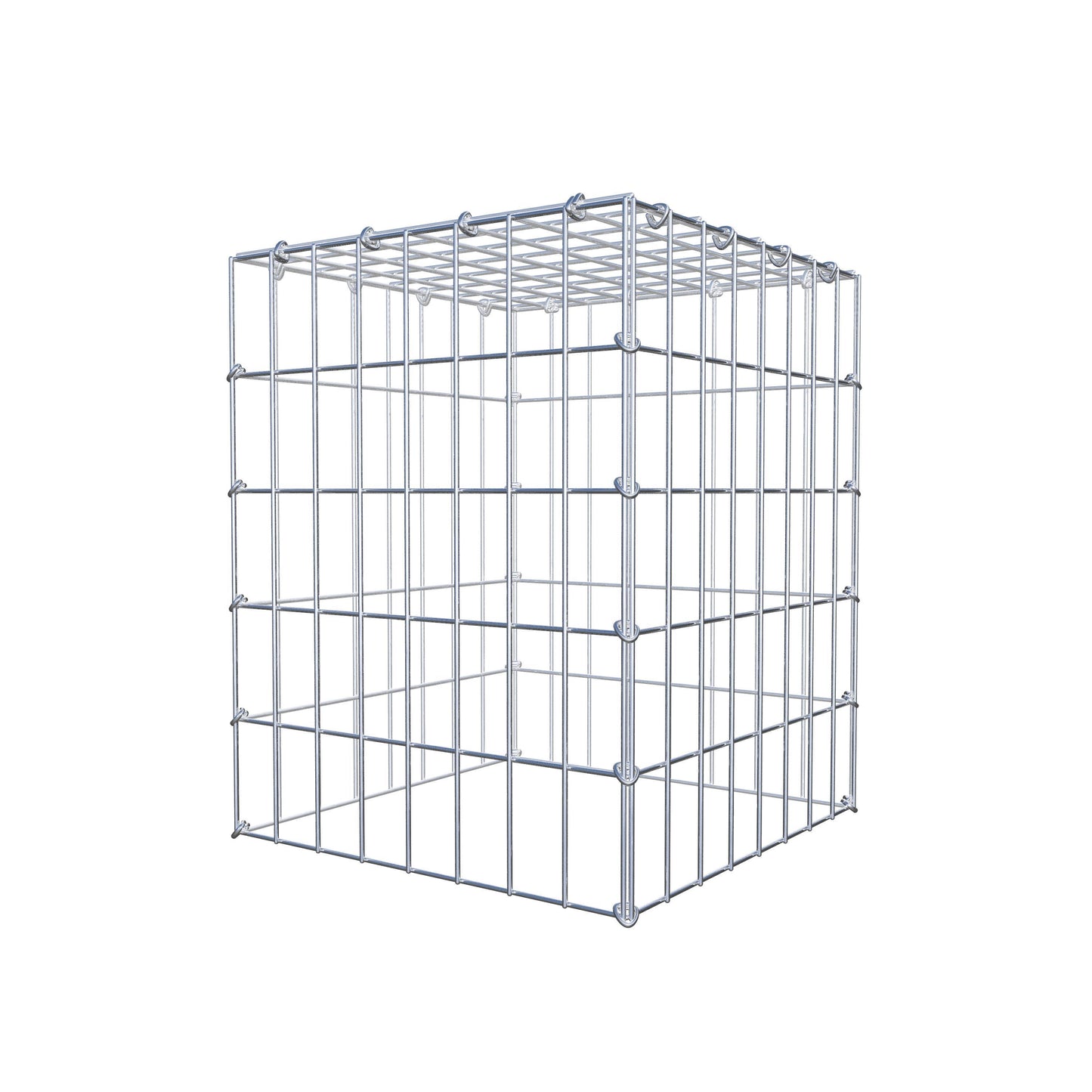 Anbaugabione Typ 3 50 cm x 40 cm x 40 cm (L x H x T), Maschenweite 5 cm x 10 cm, C-Ring