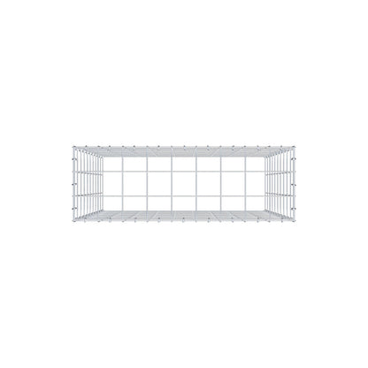 Fourche rapportée type 3 100 cm x 90 cm x 30 cm (L x H x P), mailles 10 cm x 10 cm, anneau C
