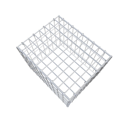 Anbaugabione Typ 3 50 cm x 40 cm x 40 cm (L x H x T), Maschenweite 5 cm x 10 cm, C-Ring