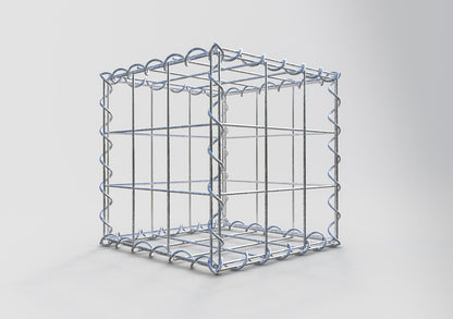 Gabbione 30 cm x 30 cm x 30 cm (L x H x P), maglia 10 cm x 10 cm, spirale