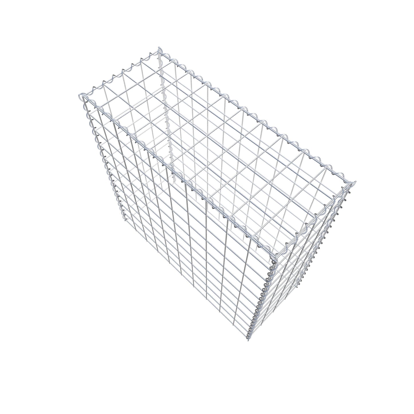 Extra gabion typ 3 100 cm x 100 cm x 40 cm (L x H x D), maskstorlek 10 cm x 10 cm, spiral