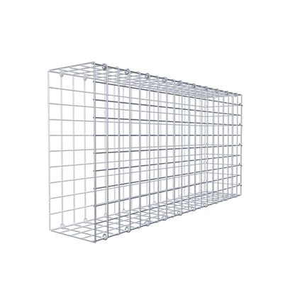 Gavión complementario de tipo 2 100 cm x 50 cm x 20 cm (largo x alto x fondo), malla 5 cm x 5 cm, anillo en C