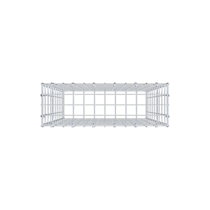 Gabião Tipo 3 100 cm x 60 cm x 20 cm (C x A x P), malhagem 5 cm x 10 cm, anel C