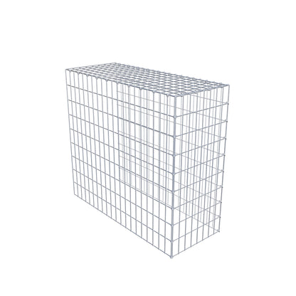 Gavión adicional tipo 4 100 cm x 90 cm x 40 cm (L x A x P), malla 5 cm x 10 cm, anillo en C