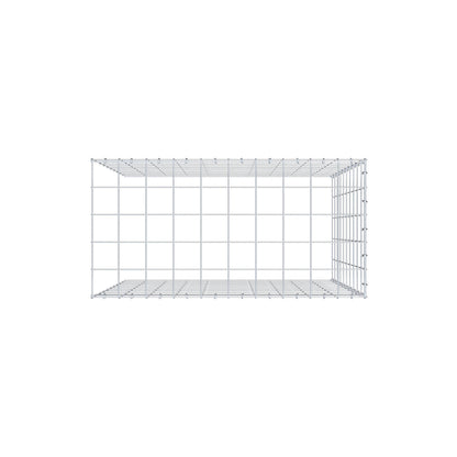 Extra gabion typ 4 100 cm x 100 cm x 50 cm (L x H x D), maskstorlek 10 cm x 10 cm, C-ring
