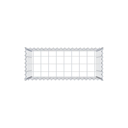 Gabião tipo 3 100 cm x 60 cm x 40 cm (C x A x P), malhagem 10 cm x 10 cm, espiral