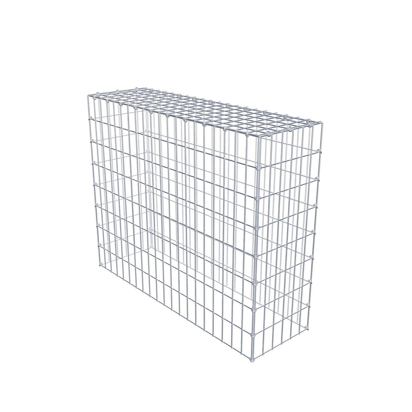 Gabbione aggiuntivo di tipo 3 100 cm x 80 cm x 30 cm (L x H x P), maglia 5 cm x 10 cm, anello a C