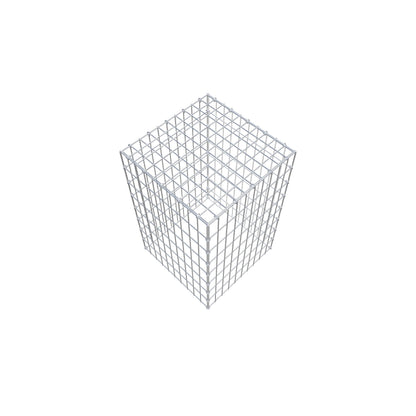 Gabião Tipo 3 80 cm x 50 cm x 50 cm (C x A x P), malhagem 5 cm x 10 cm, anel C