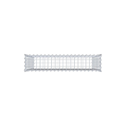 Gabbione 100 cm x 90 cm x 20 cm (L x H x P), maglia 5 cm x 5 cm, spirale
