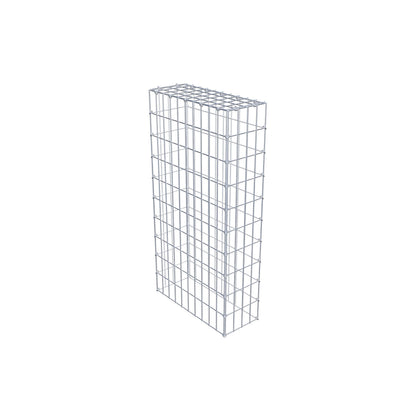 Type 3 oplegkorf 100 cm x 50 cm x 20 cm (L x H x D), maaswijdte 5 cm x 10 cm, C-ring