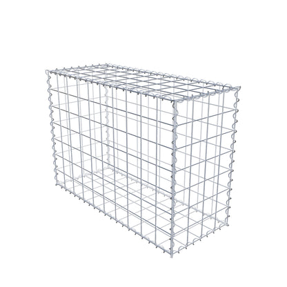Gabbione 100 cm x 70 cm x 40 cm (L x H x P), maglia 10 cm x 10 cm, spirale