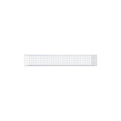 Monteret gabion type 2 200 cm x 100 cm x 30 cm, maskestørrelse 5 cm x 10 cm, C-ring