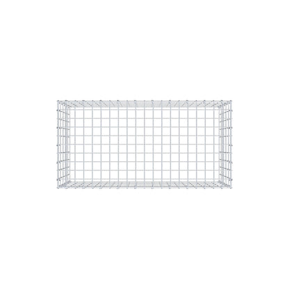Gabião Tipo 3 100 cm x 50 cm x 50 cm (C x A x P), malhagem 5 cm x 10 cm, anel C