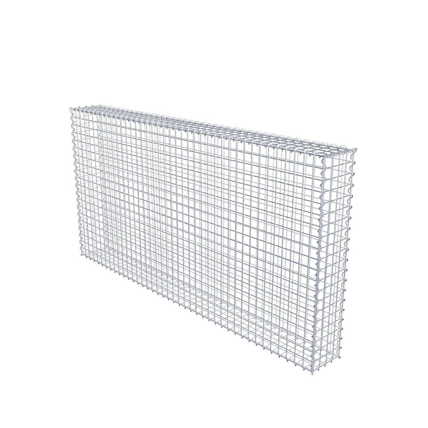 Gabione 200 cm x 100 cm x 20 cm (L x H x T), Maschenweite 5 cm x 5 cm, Spirale