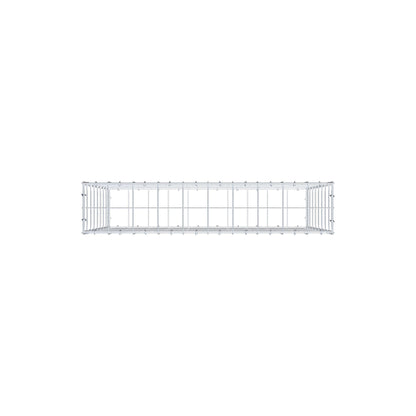 Gabion 100 cm x 80 cm x 20 cm (L x H x D), maskstorlek 10 cm x 10 cm, C-ring