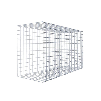 Gavión complementario de tipo 2 100 cm x 60 cm x 40 cm (largo x alto x fondo), malla 5 cm x 5 cm, anillo en C