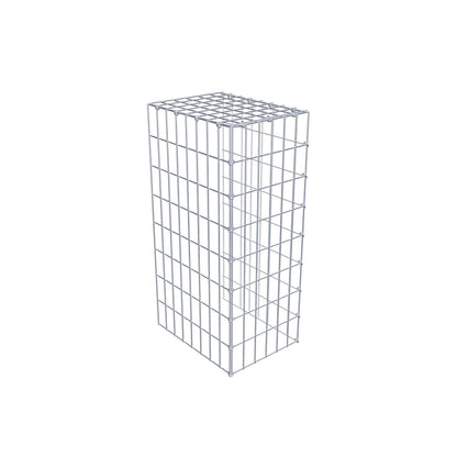 Toegevoegde pool type 4 80 cm x 40 cm x 30 cm (L x H x D), maaswijdte 5 cm x 10 cm, C-ring