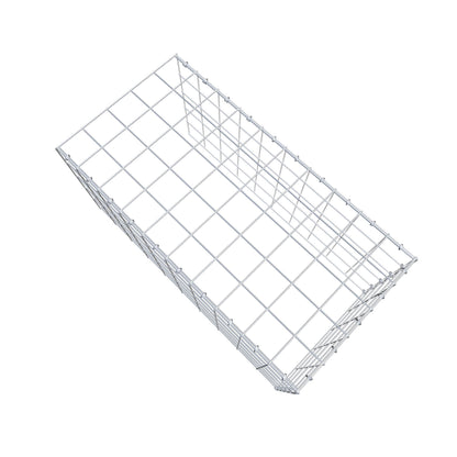Mounted gabion type 4 100 cm x 50 cm x 50 cm (L x H x D), mesh size 10 cm x 10 cm, C-ring