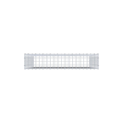 Gabion 100 cm x 100 cm x 20 cm (L x H x D), mesh size 5 cm x 5 cm, C-ring