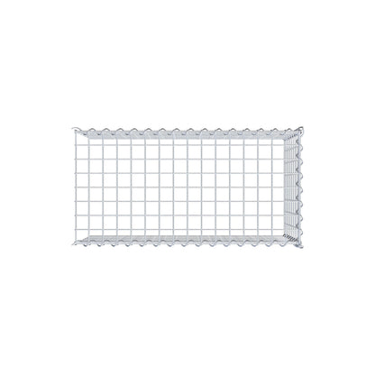 Extra gabion typ 4 80 cm x 40 cm x 40 cm (L x H x D), maskstorlek 5 cm x 5 cm, spiral